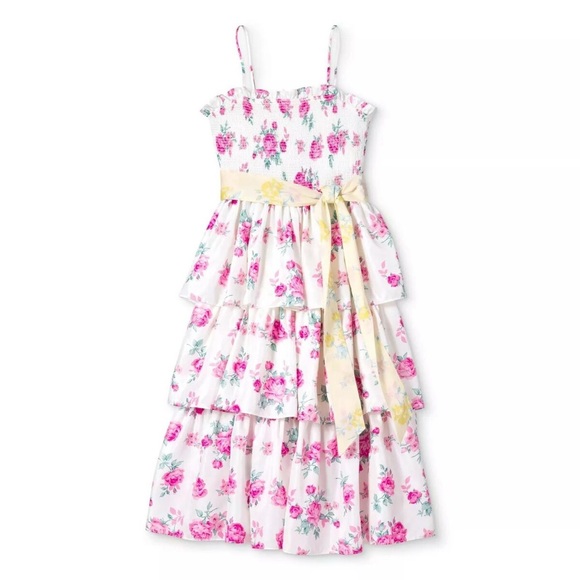 NWT LoveShackFancy Elise Smocked Tiered Dress Size XXS - Picture 5 of 12